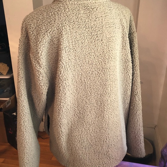 BNWT Pink VS Full Zip Boyfriend Sherpa Jacket - Picture 5 of 7